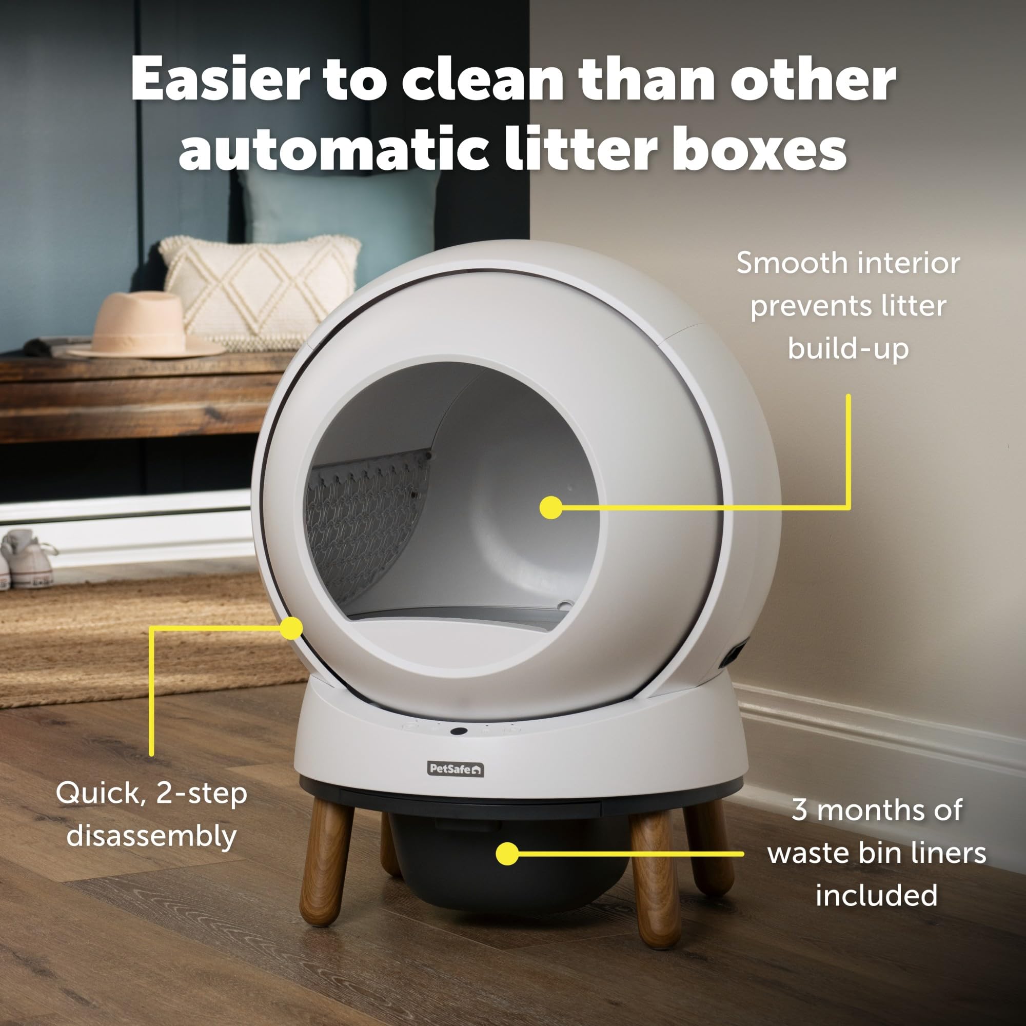 Foto 5 pulgar | Caja De Arena Autolimpiante Petsafe, Paquete Smartspin Sin Cuchara - Venta Internacional.