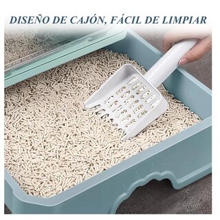 Foto 3 | Caja De Arena Portátil Para Gatos Con Tapa Bandeja De Arena Eo Safe Imports Esi-9409-1 Verde