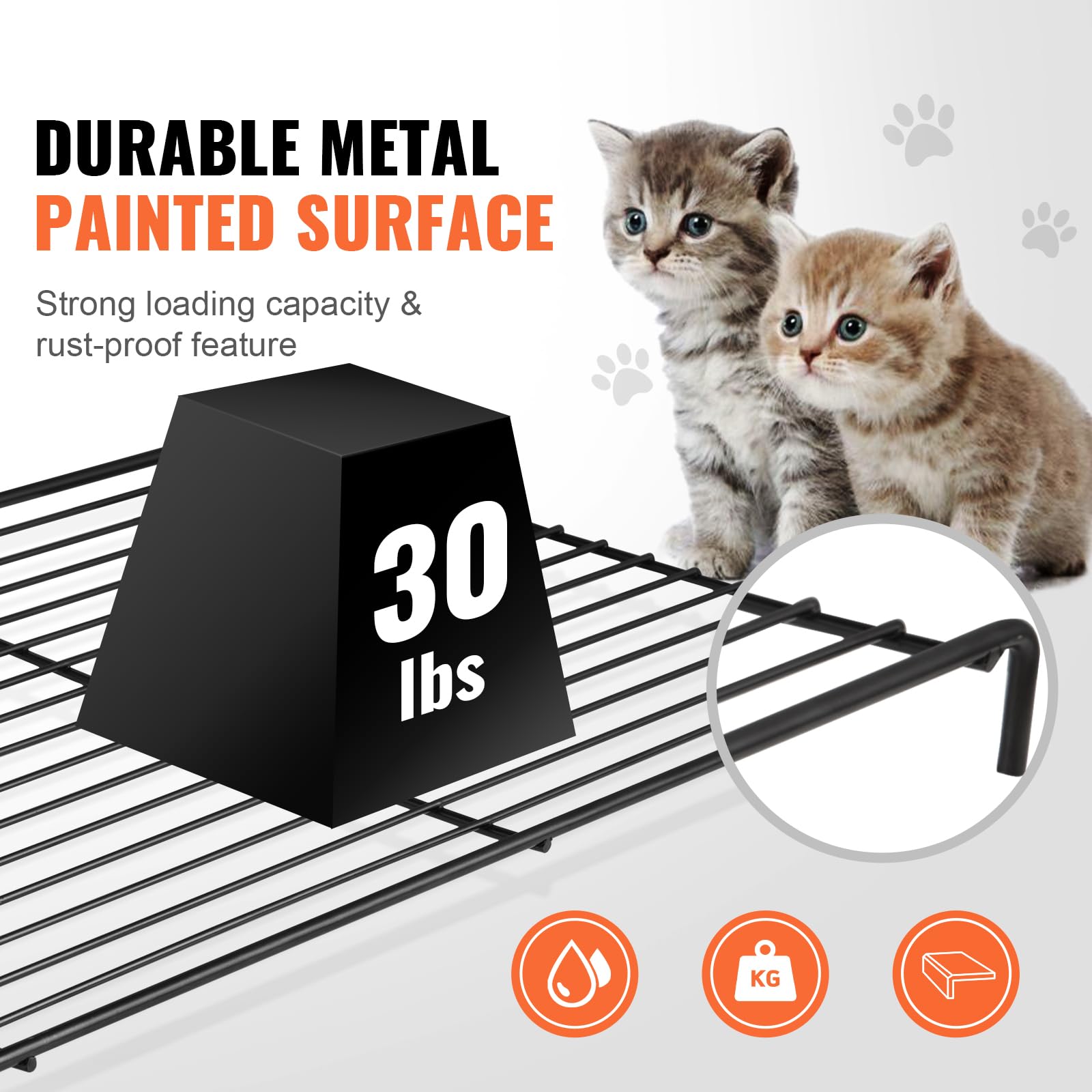 Foto 5 pulgar | Carcasa Cat Catio Vevor Catio Con Ruedas Giratorias De 4 Niveles - Venta Internacional.