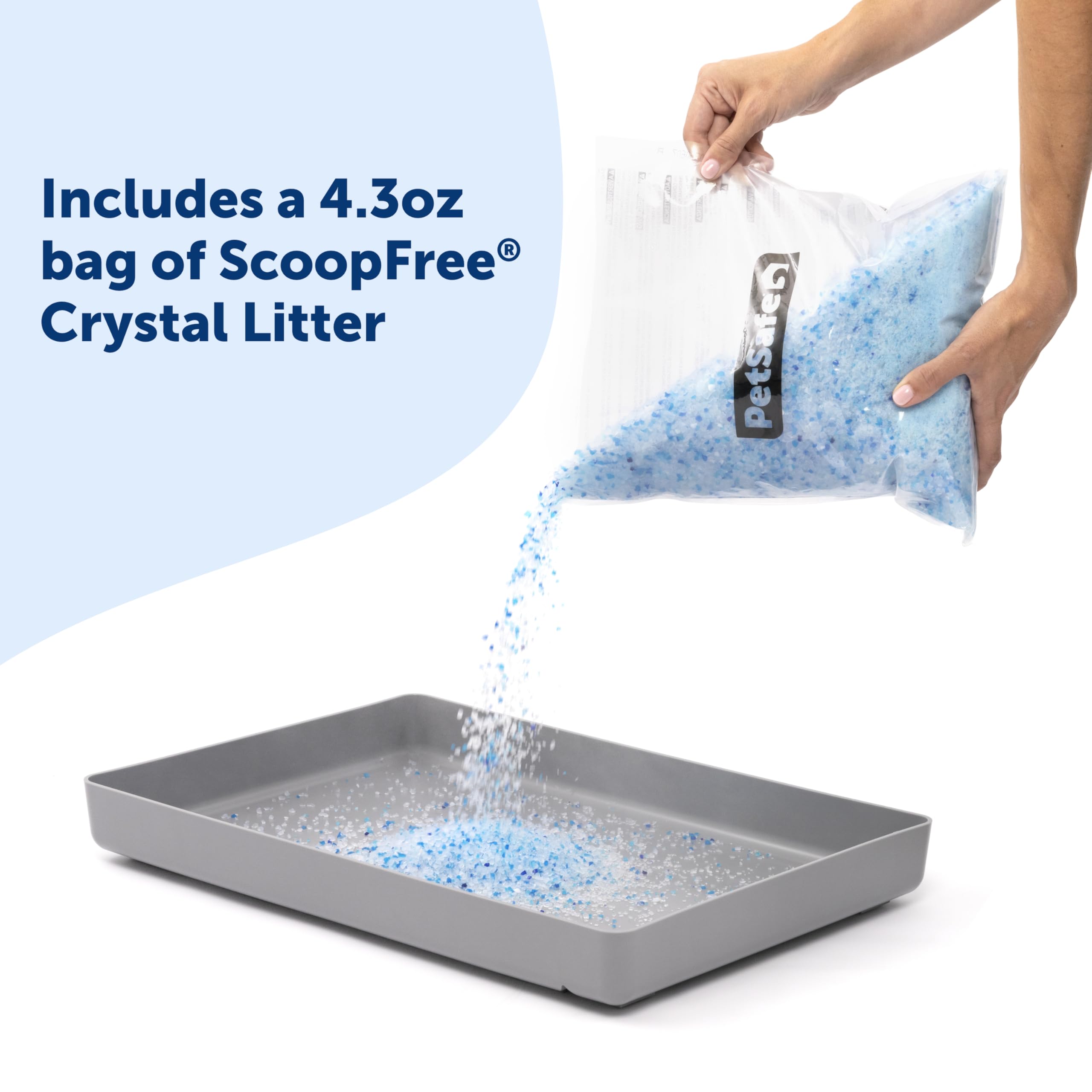 Foto 6 | Bandeja Reutilizable Con Arena De Cristal Para Gatos Petsafe, Sin Cuchara - Venta Internacional.