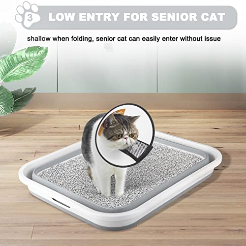Foto 5 pulgar | Caja De Arena Para Gatos Maohegou, Grande, Para Gatitos Y Gatos Mayores - Venta Internacional.