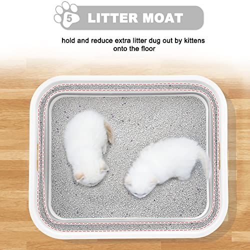 Foto 7 pulgar | Caja De Arena Para Gatos Maohegou, Grande, Para Gatitos Y Gatos Mayores - Venta Internacional.