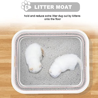 Foto 6 | Caja De Arena Para Gatos Maohegou, Grande, Para Gatitos Y Gatos Mayores - Venta Internacional.