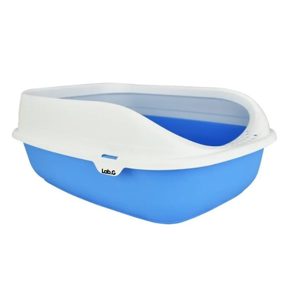 Foto 1 | Kit Para Gato Con Arenero Pala Neutralizador Lab.g,  Blanco Con Azul