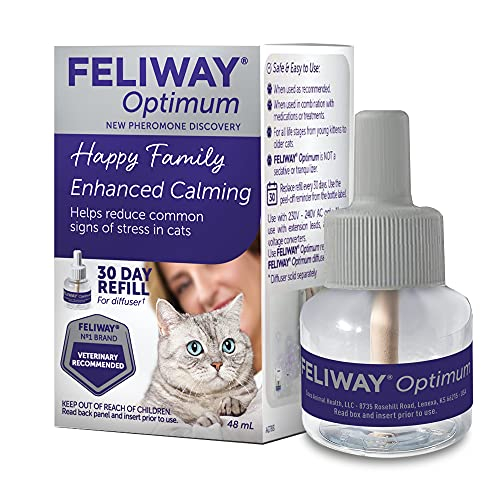 Feliway Optimum Cat, Difusor De Feromonas Calmante Mejorado, - Venta Internacional.