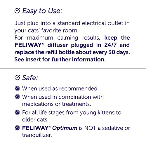 Foto 7 pulgar | Feliway Optimum Cat, Difusor De Feromonas Calmante Mejorado, - Venta Internacional.