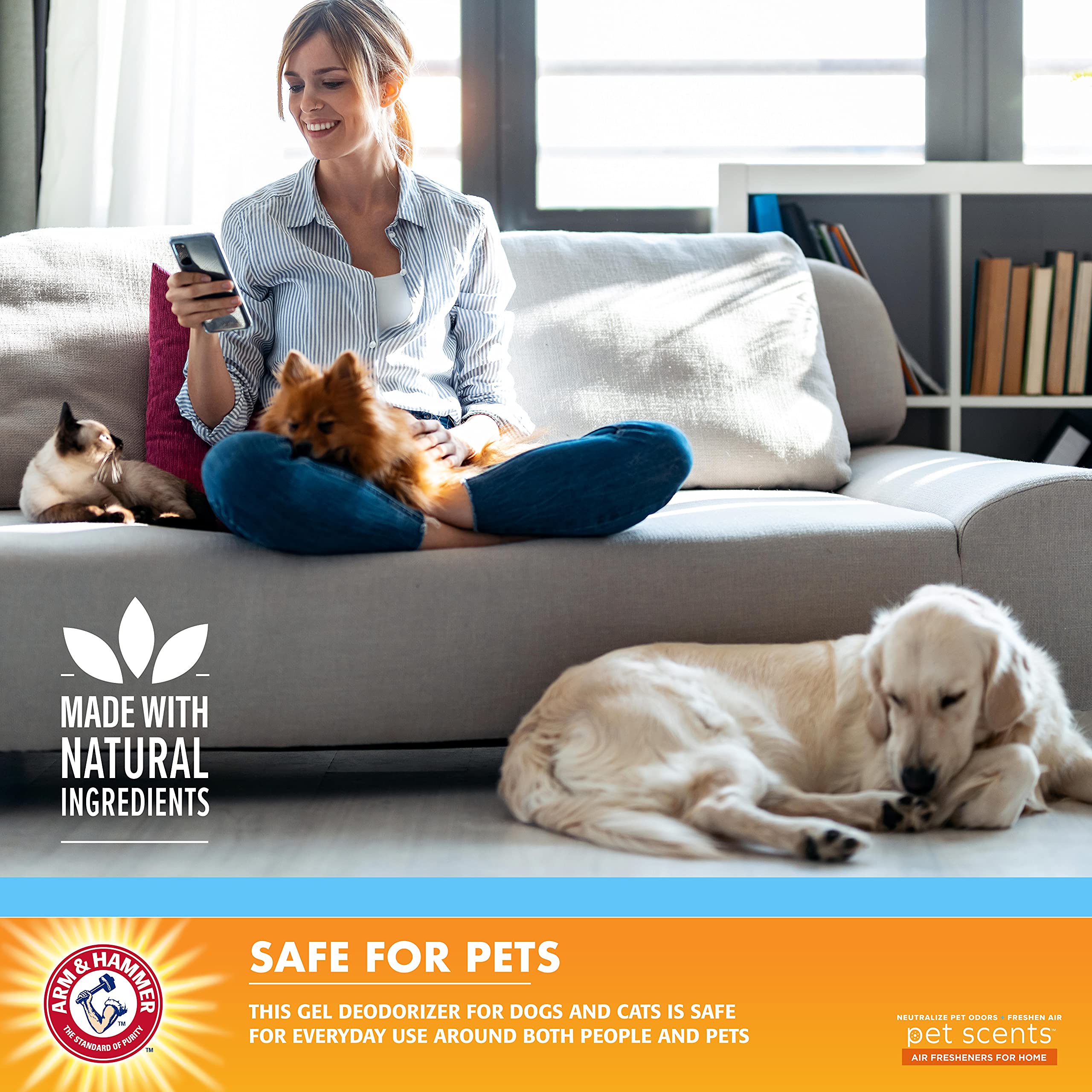 Foto 4 pulgar | Perlas De Gel Desodorizantes Arm & Hammer Fresh Breeze 355 Ml - Venta Internacional.