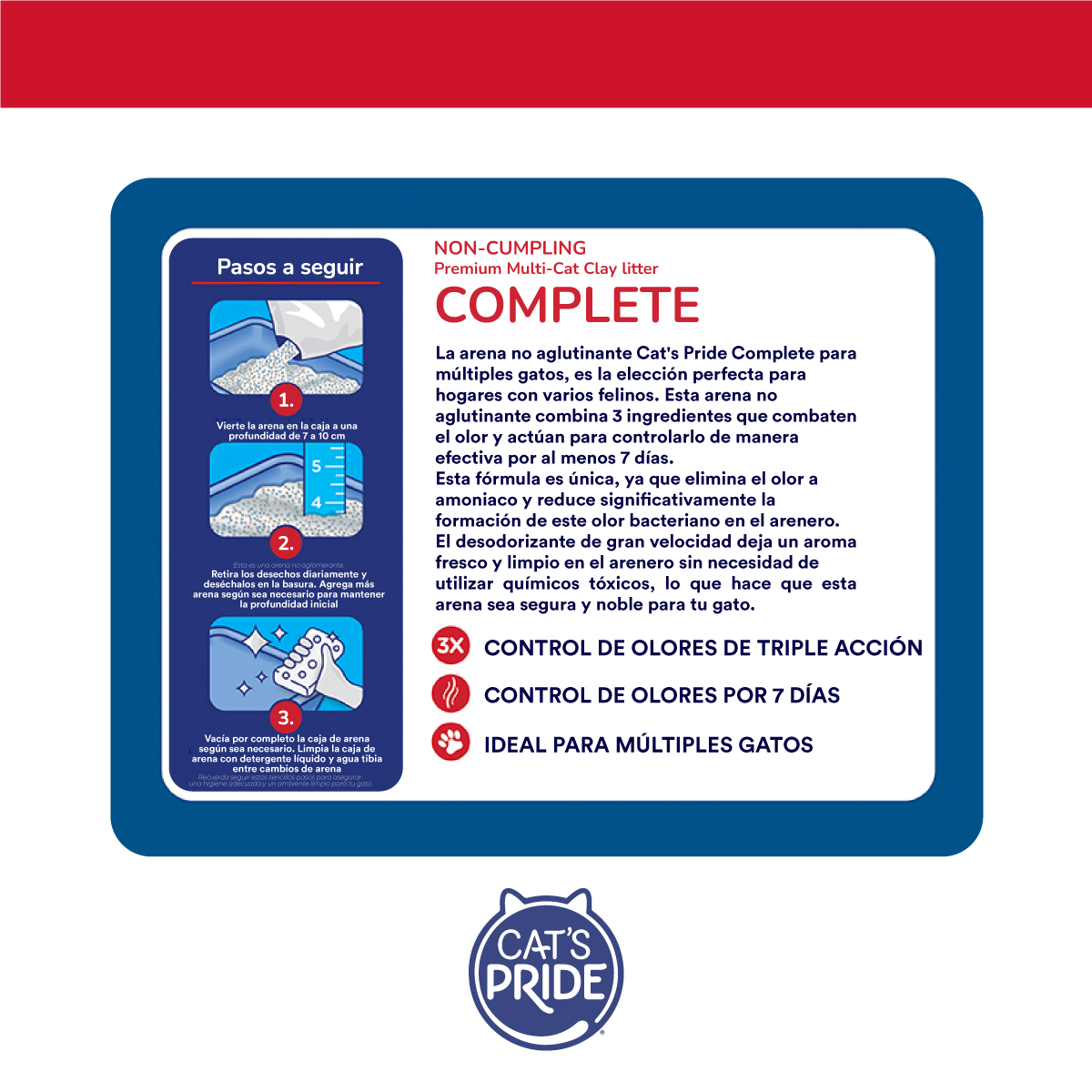 Foto 7 pulgar | Arena Cat´s Pride Complete 131-11-026202 20 lb