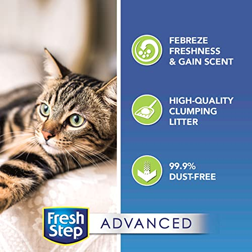 Foto 6 pulgar | Arena Para Gatos Fresh Step Advanced Clumping Gain Scent, 17 Kg, Paquete De 2 - Venta Internacional.