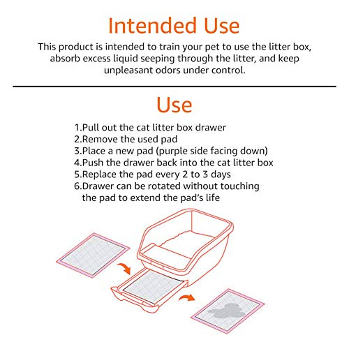 Foto 5 | Almohadillas Para Gatos Amazon Basics Para Caja De Arena Fresh Scent 40 - Venta Internacional.