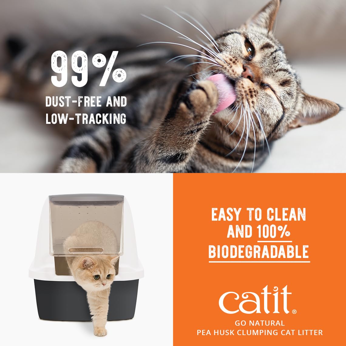 Foto 5 pulgar | Arena Para Gatos Catit Go Natural Con Cáscara De Guisante, 5,6 Kg, Color Lavanda - Venta Internacional.