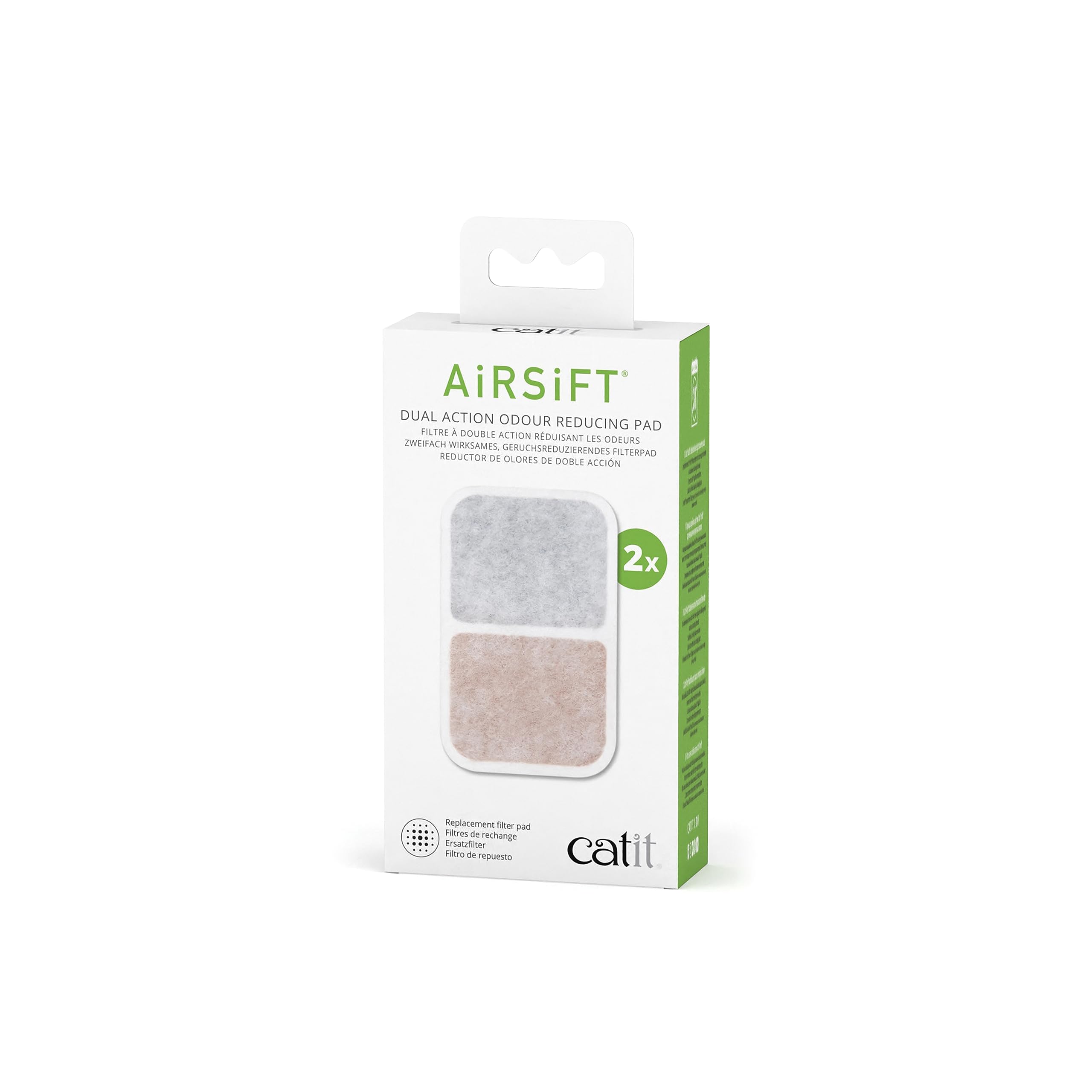 Foto 1 | Almohadilla Purificadora De Aire Catit Airsift Dual Action, Paquete De 2 Unidades Para Gatos - Venta Internacional.