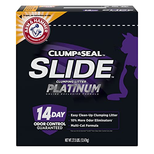 Foto 2 pulgar | Arena Para Gatos Arm & Hammer Slide Platinum, Fácil De Limpiar, 12,5 Kg - Venta Internacional.