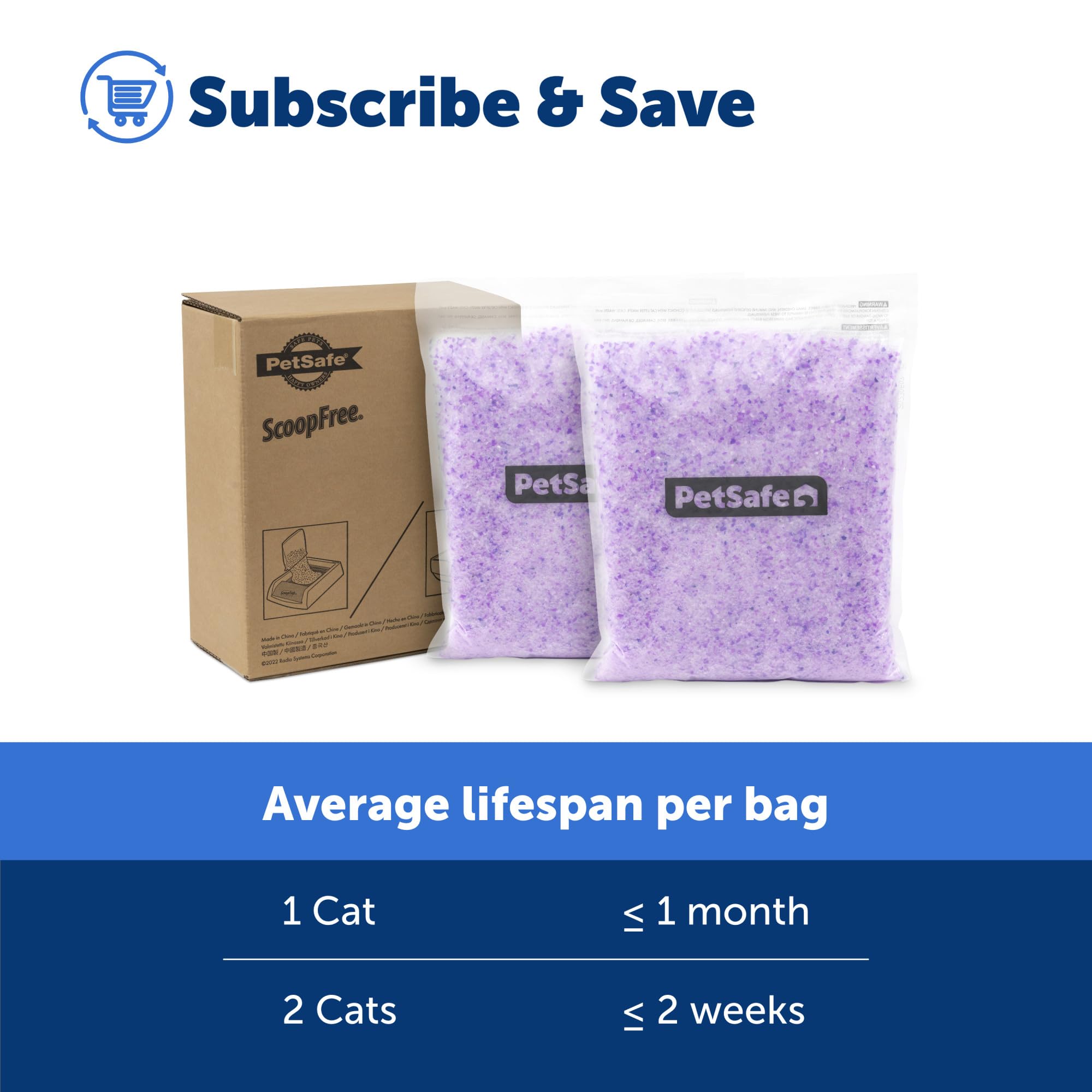 Foto 6 pulgar | Arena Para Gatos Petsafe, Sin Cuchara, Lavanda, Cristal Que No Se Apelmaza - Venta Internacional.