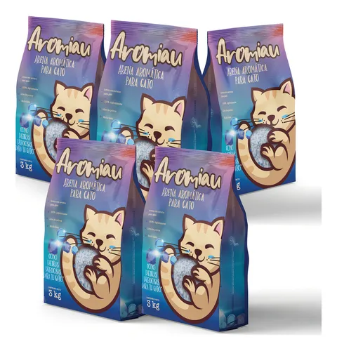Foto 2 pulgar | Arena Para Gato Con Aroma 100% Aglutinante Aromiau 15kg