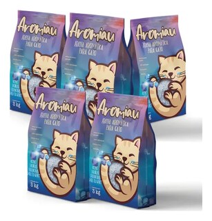 Foto 1 | Arena Para Gato Con Aroma 100% Aglutinante Aromiau 15kg