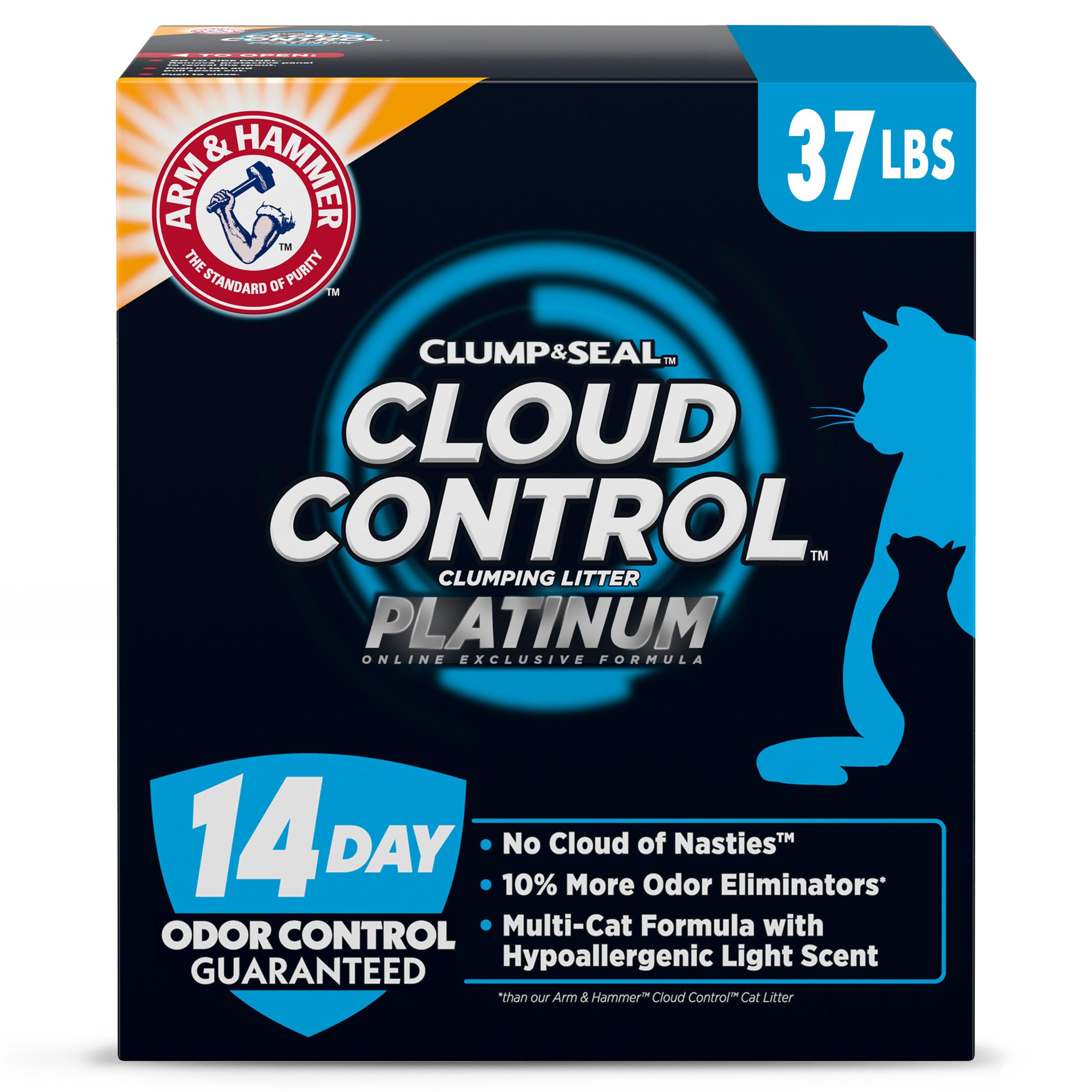 Foto 2 pulgar | Arena Para Gatos Arm & Hammer Cloud Control Platinum 16,78 Kg - Venta Internacional.