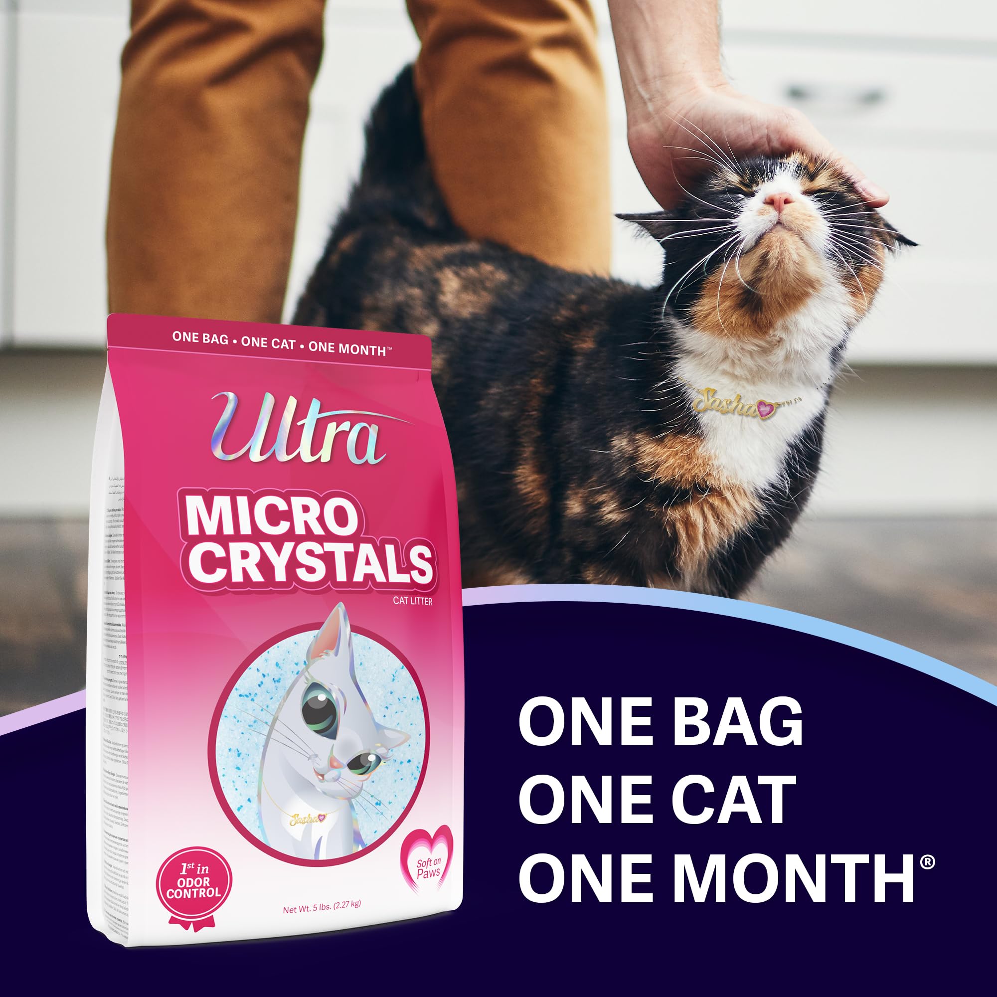 Foto 3 pulgar | Arena Para Gatos Ultra Micro Crystals, 2,27 Kg, Máximo Control De Olores - Venta Internacional.