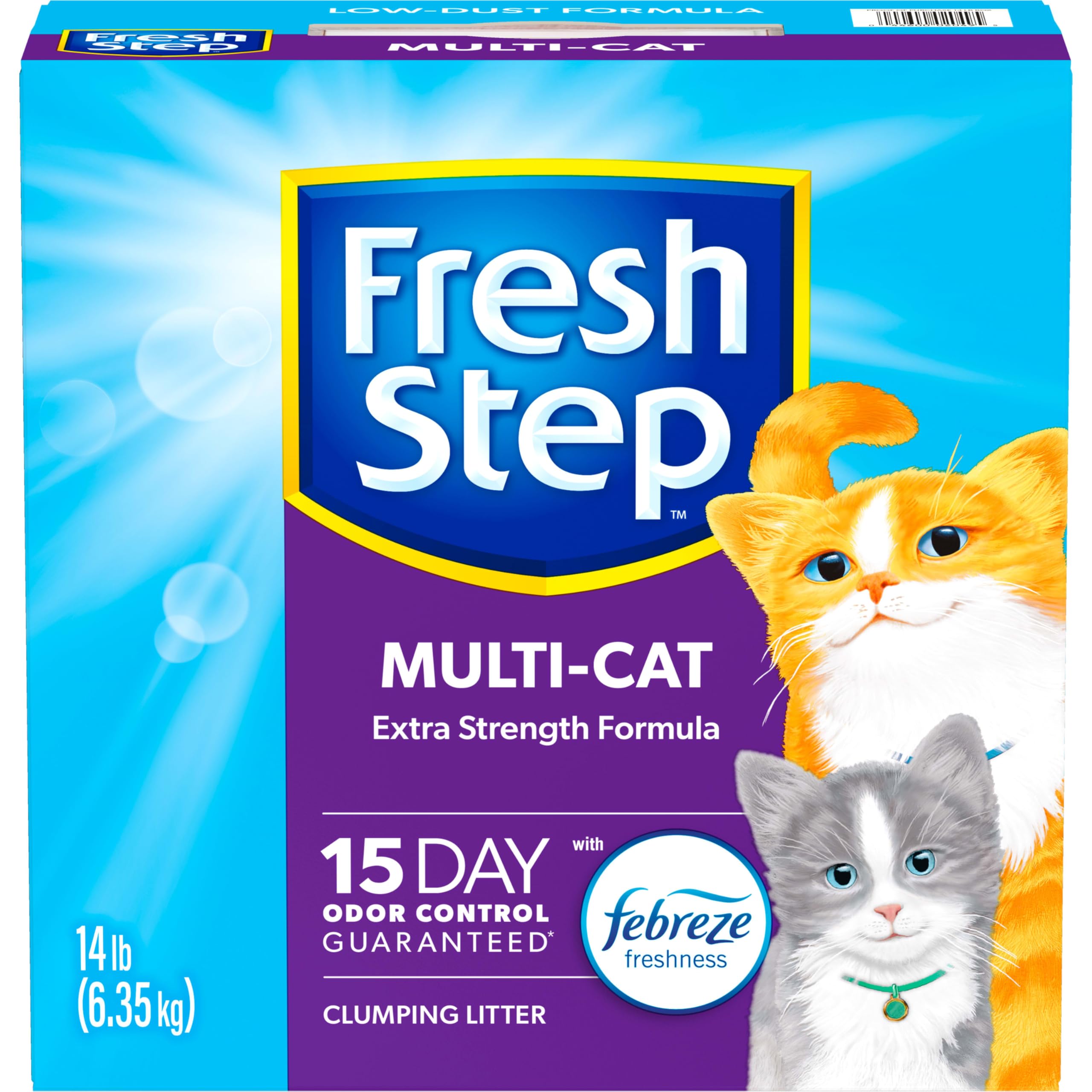 Foto 2 pulgar | Arena Para Gatos Fresh Step Multi-cat Extra Strength, 6,35 Kg - Venta Internacional.