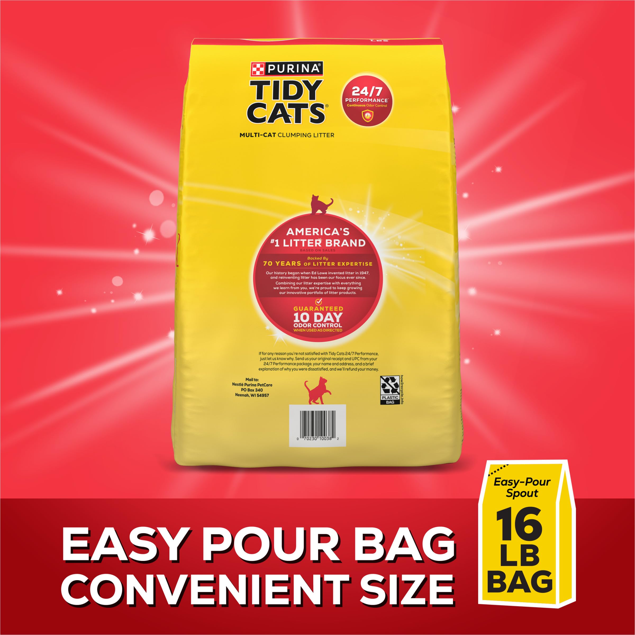 Foto 6 pulgar | Arena Para Gatos Tidy Cats, Con Control De Olores Acumulados, Bolsa De 7,26 Kg - Venta Internacional.
