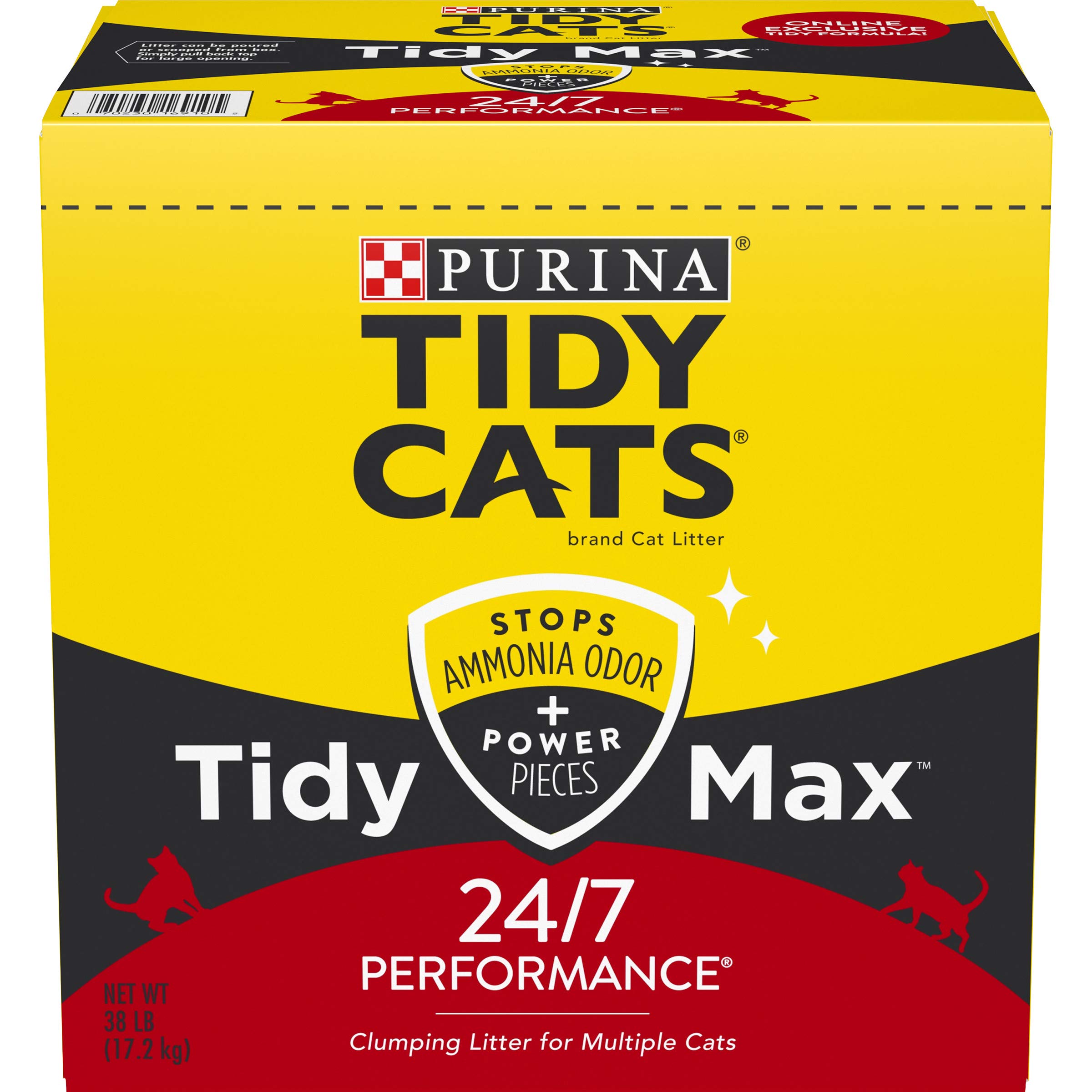 Foto 1 | Arena Para Gatos Tidy Cats Tidy Max, Rendimiento Ininterrumpido, 17,24 Kg - Venta Internacional.