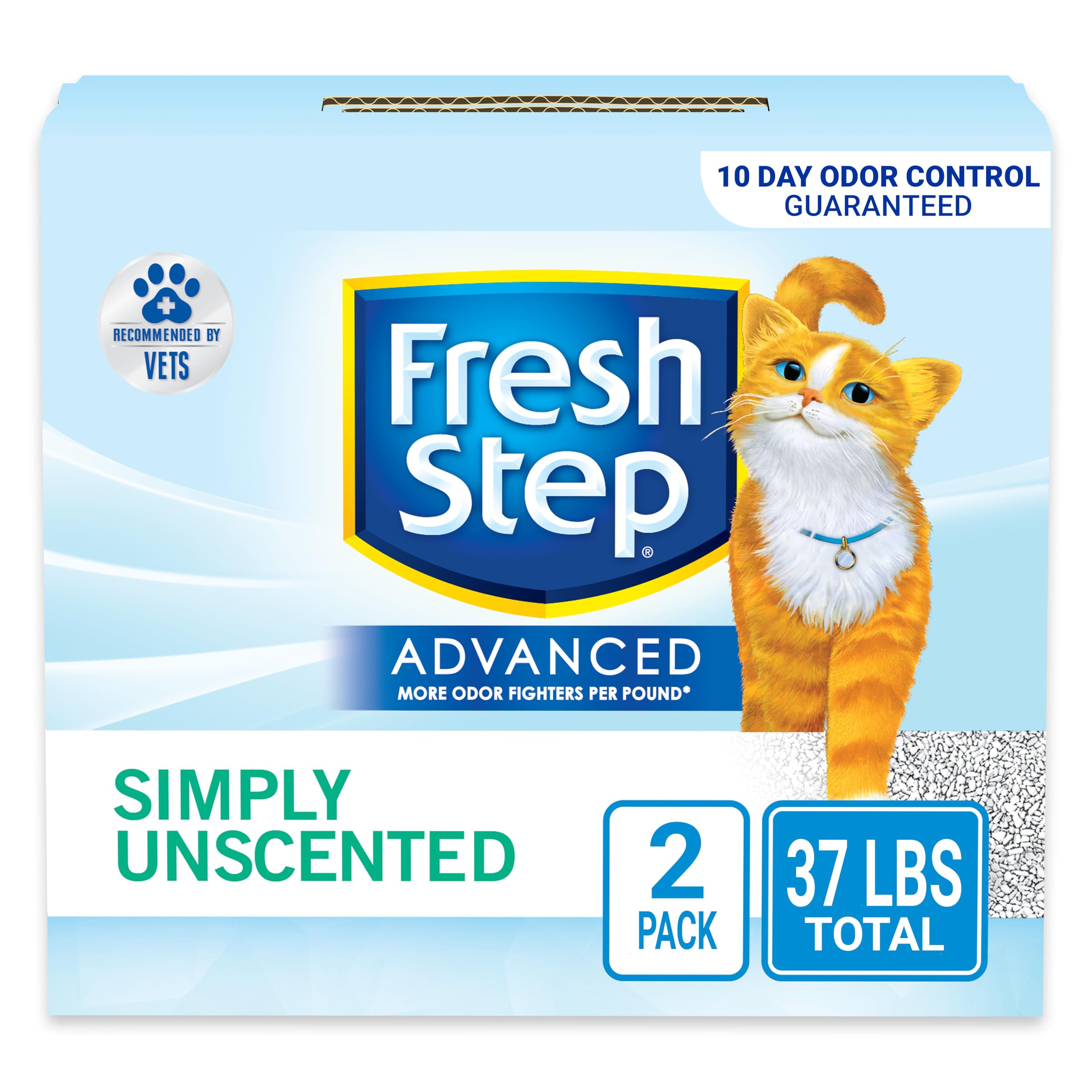 Foto 2 pulgar | Arena Para Gatos Fresh Step Advanced, Simplemente Sin Perfume, 16,78 Kg - Venta Internacional.