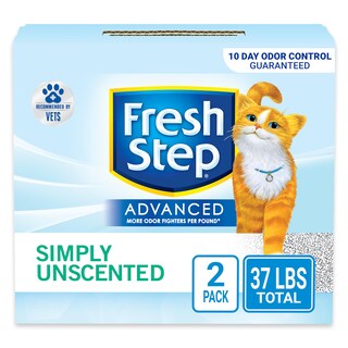 Foto 1 | Arena Para Gatos Fresh Step Advanced, Simplemente Sin Perfume, 16,78 Kg - Venta Internacional.