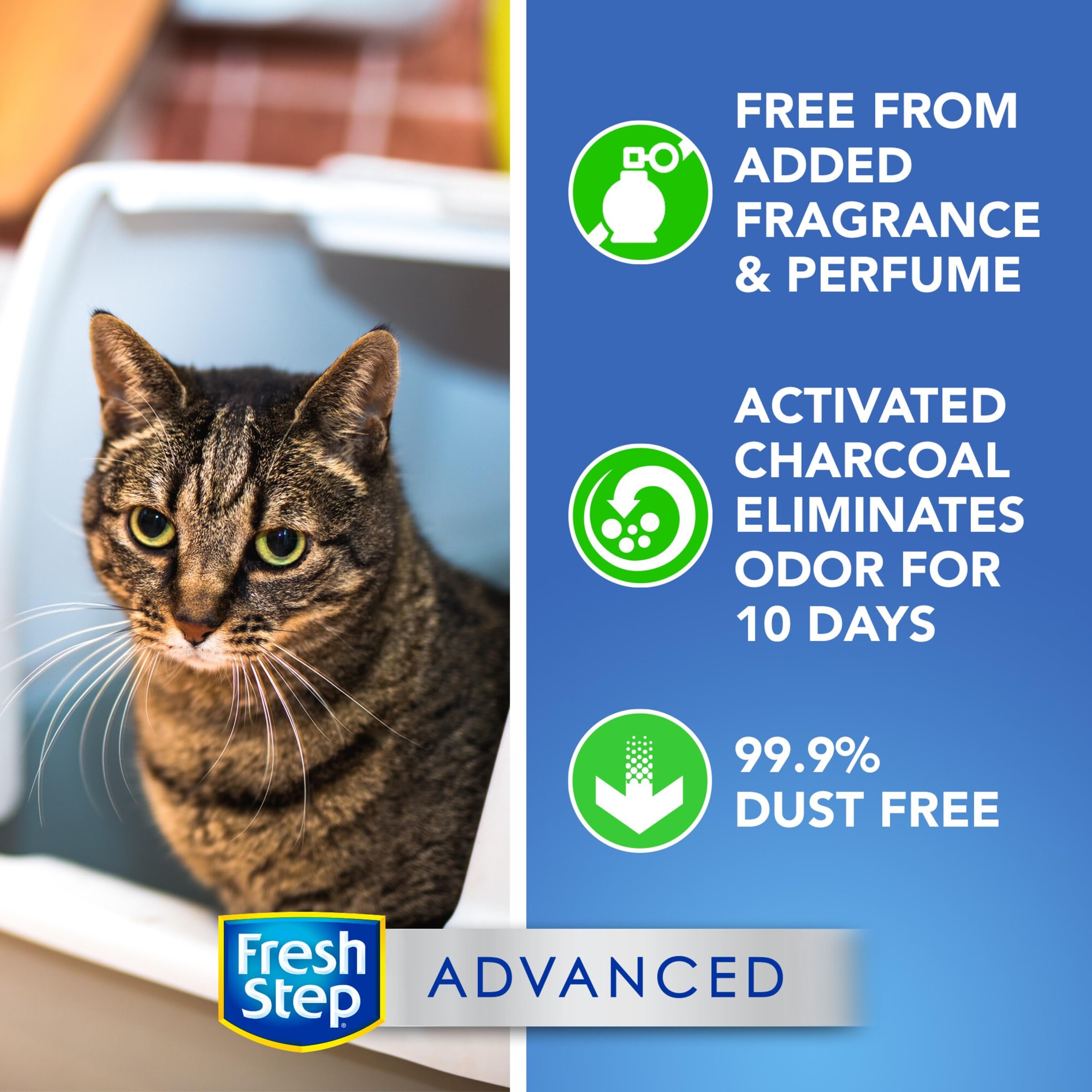 Foto 6 pulgar | Arena Para Gatos Fresh Step Advanced, Simplemente Sin Perfume, 16,78 Kg - Venta Internacional.