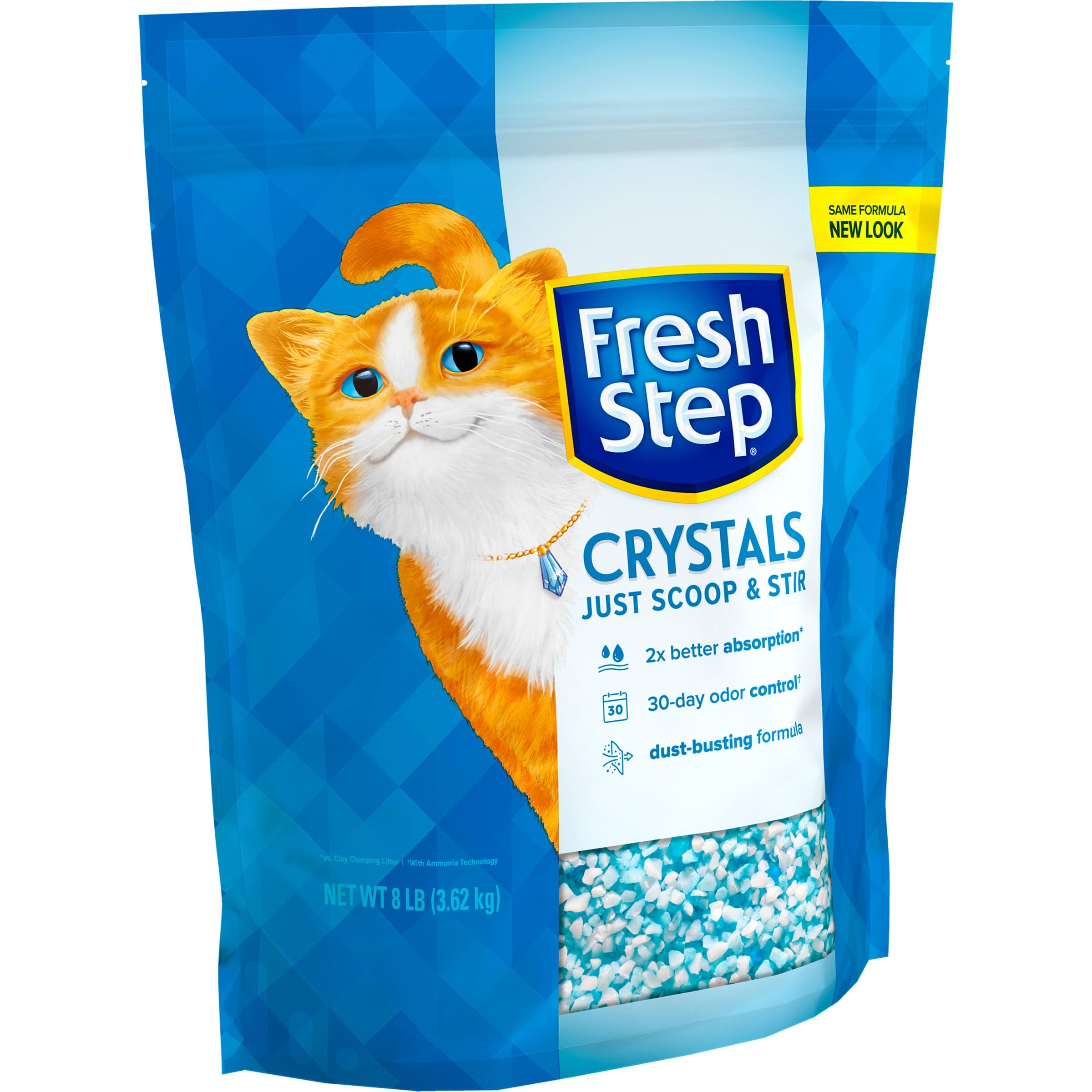 Foto 6 pulgar | Arena Para Gatos Fresh Step Crystals Perfumada, 3,6 Kg, Paquete De 2 - Venta Internacional.