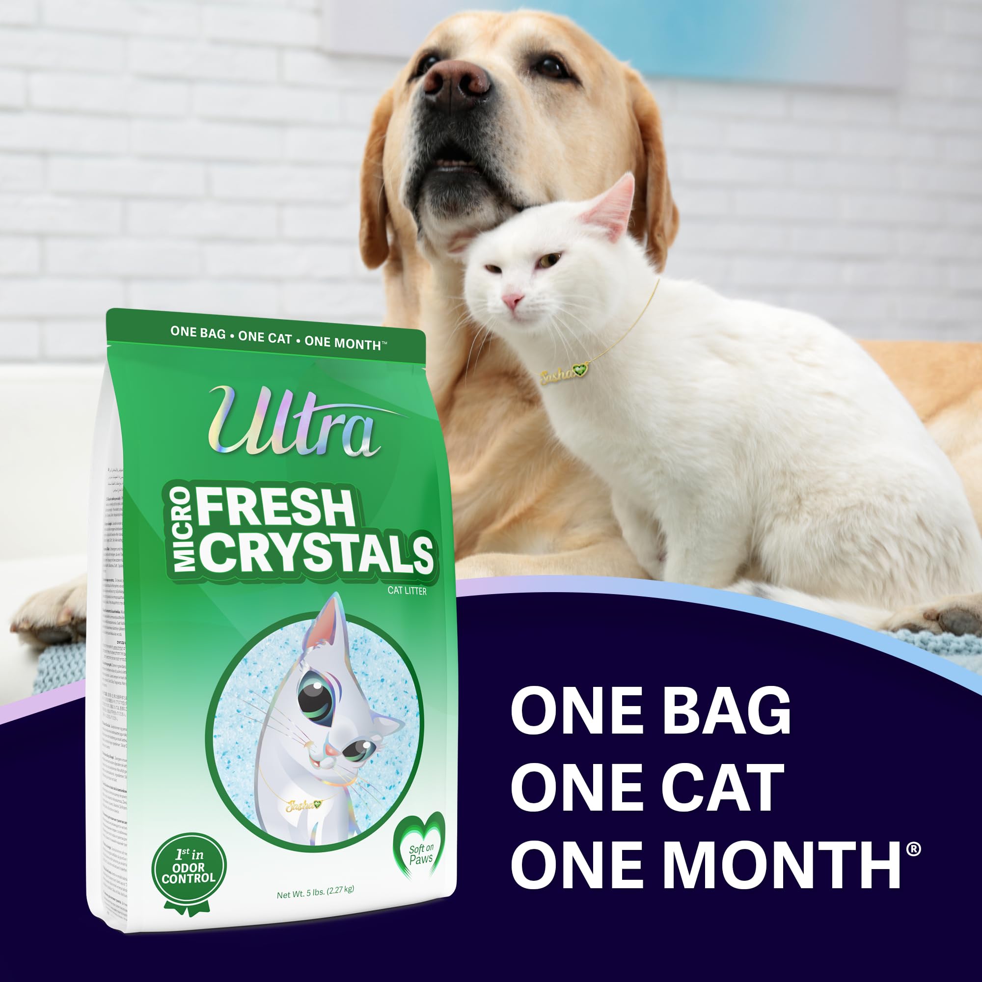 Foto 3 pulgar | Arena Para Gatos Ultra Fresh Con Microcristales Perfumados, 2,27 Kg, 99,9%, Libre De Polvo - Venta Internacional.