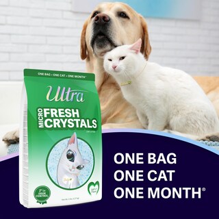Foto 2 | Arena Para Gatos Ultra Fresh Con Microcristales Perfumados, 2,27 Kg, 99,9%, Libre De Polvo - Venta Internacional.
