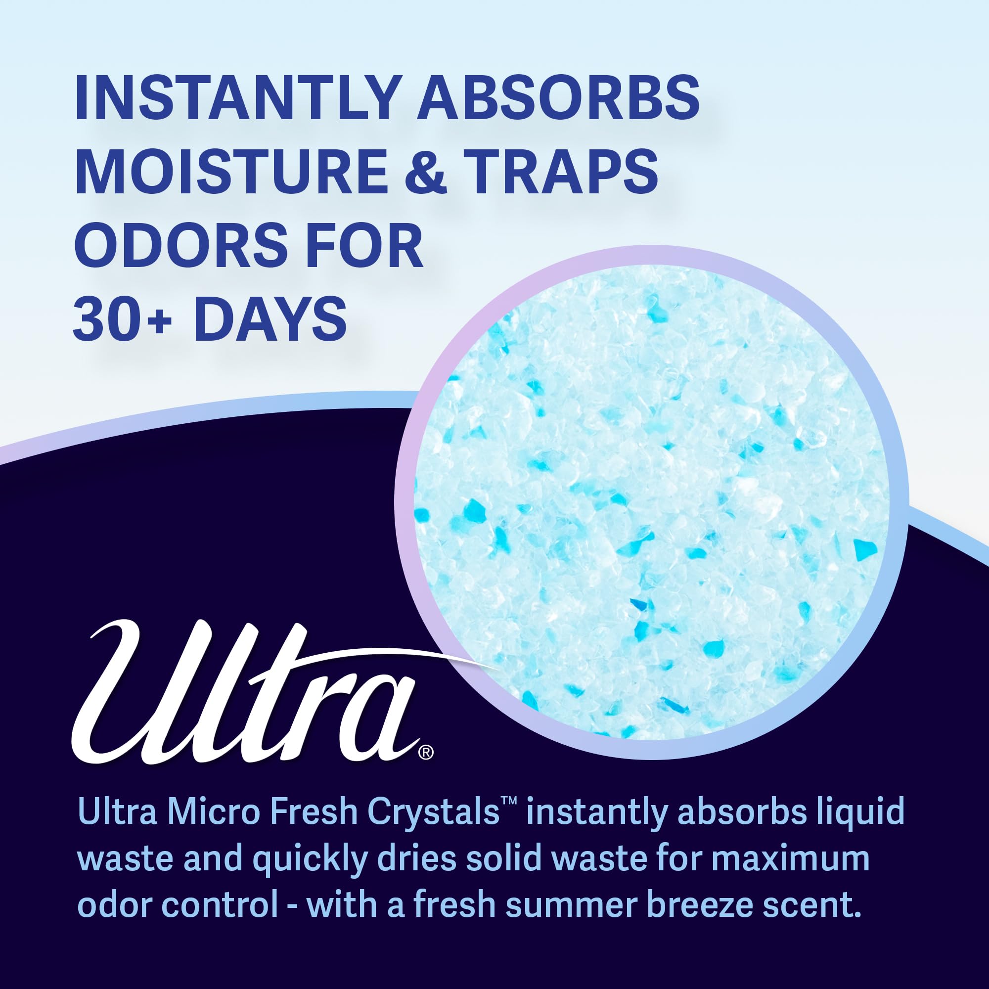 Foto 5 pulgar | Arena Para Gatos Ultra Fresh Con Microcristales Perfumados, 2,27 Kg, 99,9%, Libre De Polvo - Venta Internacional.