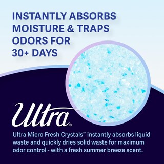 Foto 4 | Arena Para Gatos Ultra Fresh Con Microcristales Perfumados, 2,27 Kg, 99,9%, Libre De Polvo - Venta Internacional.