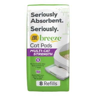 Foto 1 | Paquete De Recambio De Almohadillas De Arena Para Gatos Tidy Cats Breeze, 8 Almohadillas - Venta Internacional.