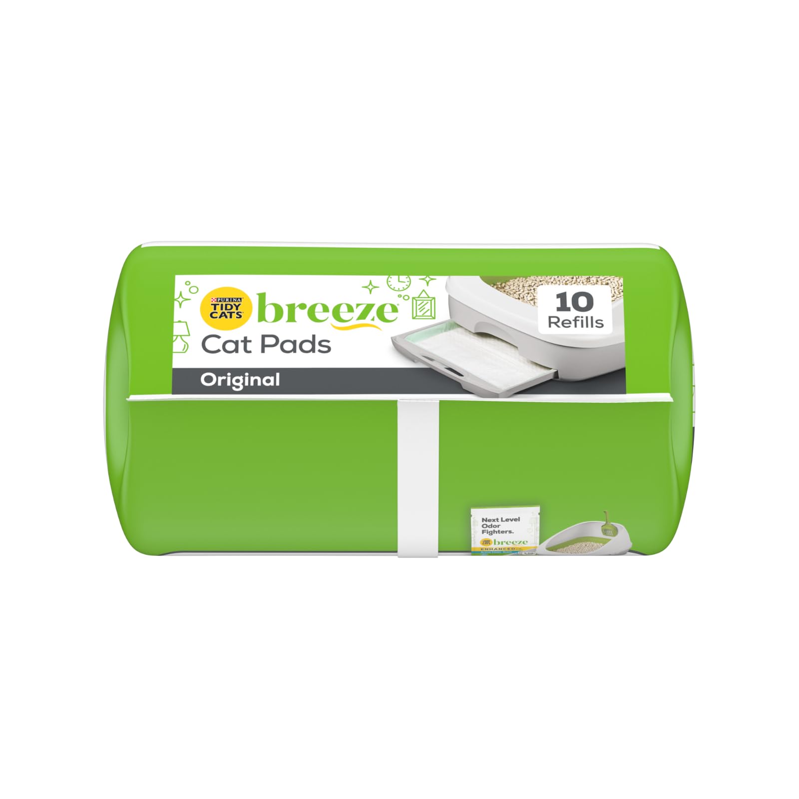 Foto 4 | Almohadillas Para Gatos Purina Tidy Cats Breeze, 40 Unidades (paquete De 4) - Venta Internacional.