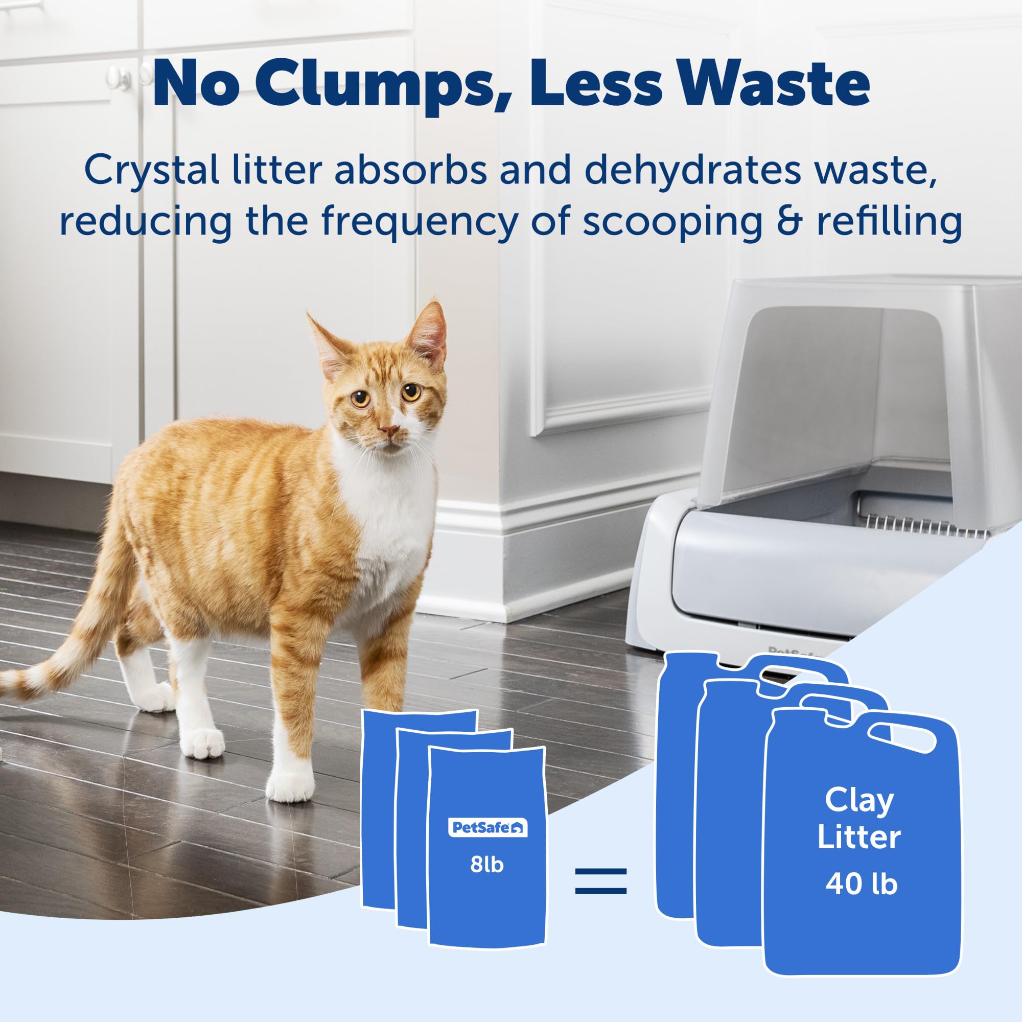 Foto 6 | Arena Para Gatos Petsafe, Sin Cuchara, De Cristal De Primera Calidad, Bolsas De 3 X 3,6 Kg - Venta Internacional.