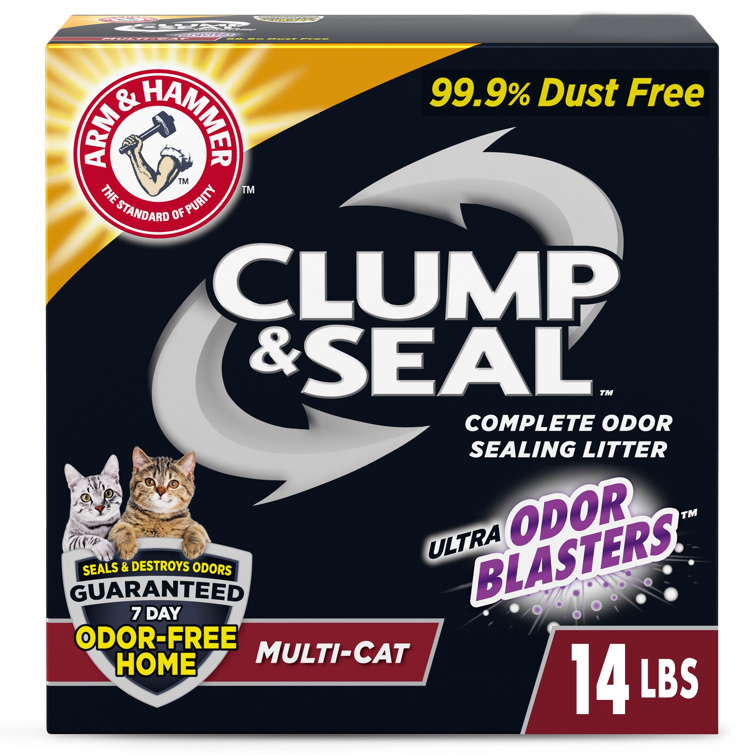 Foto 2 pulgar | Arena Para Gatos Arm & Hammer Clump & Seal Para Gatos  6 35 Kg - Venta Internacional.