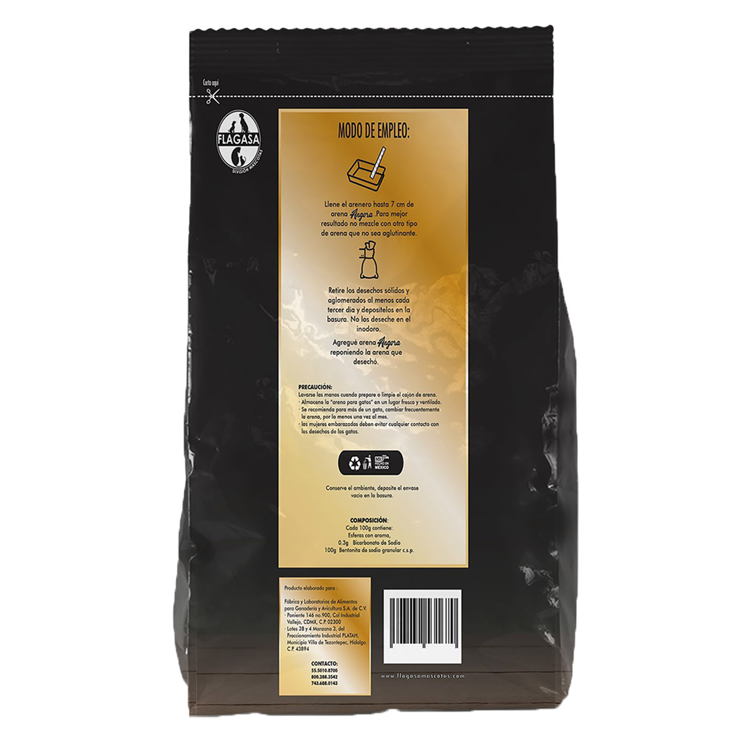 Foto 3 pulgar | Arena Para Gato Angora Super Premium Olor Lavanda 3kg