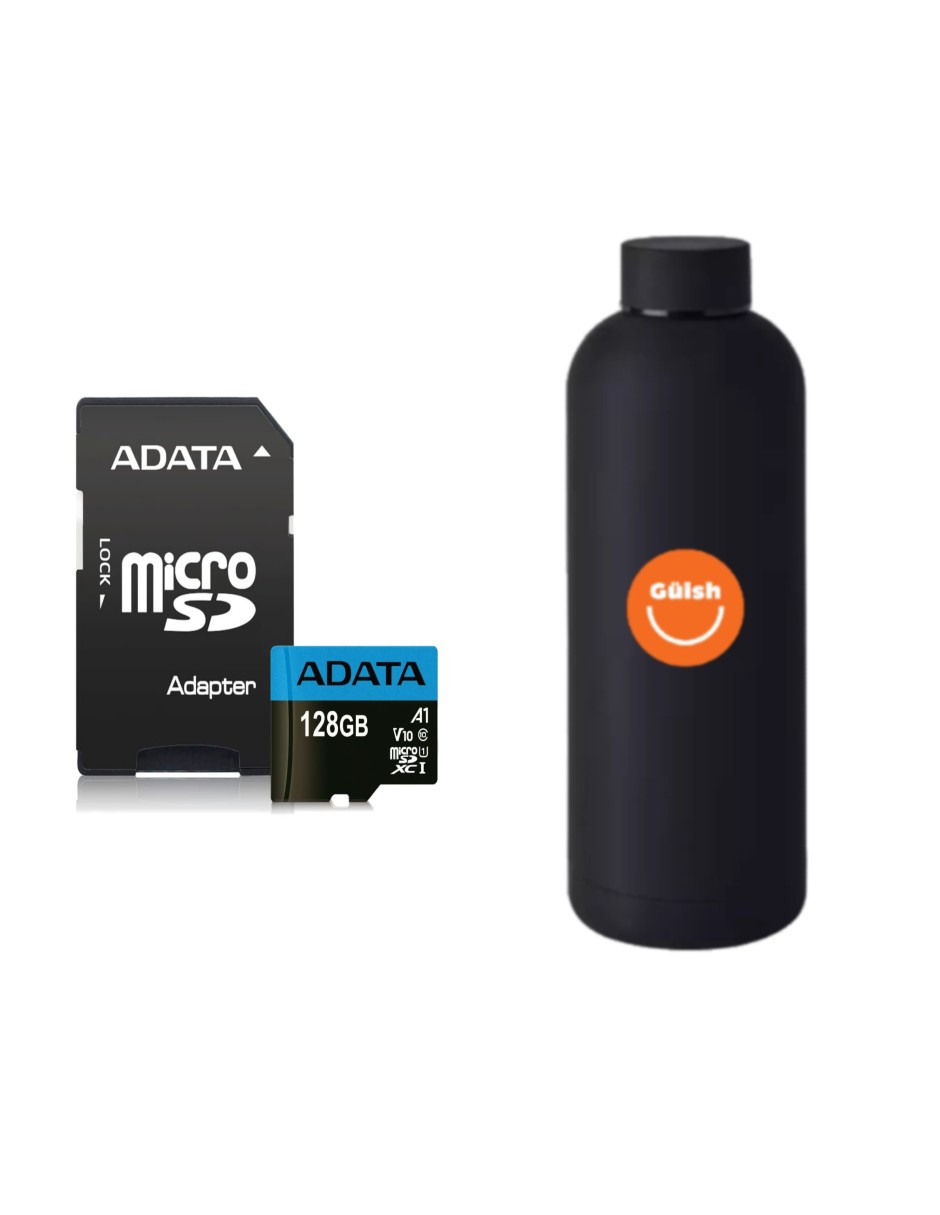 Foto 2 pulgar | Tarjeta De Memoria Adata Con Adaptador Sd 128gb + Gratis Termo Güish De Regalo