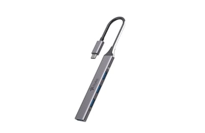 Foto 4 | Stylos Hub Usb-c - Usb-a 2.0, Usb-a 3.1, 480 Mbit/s Gris Oscuro