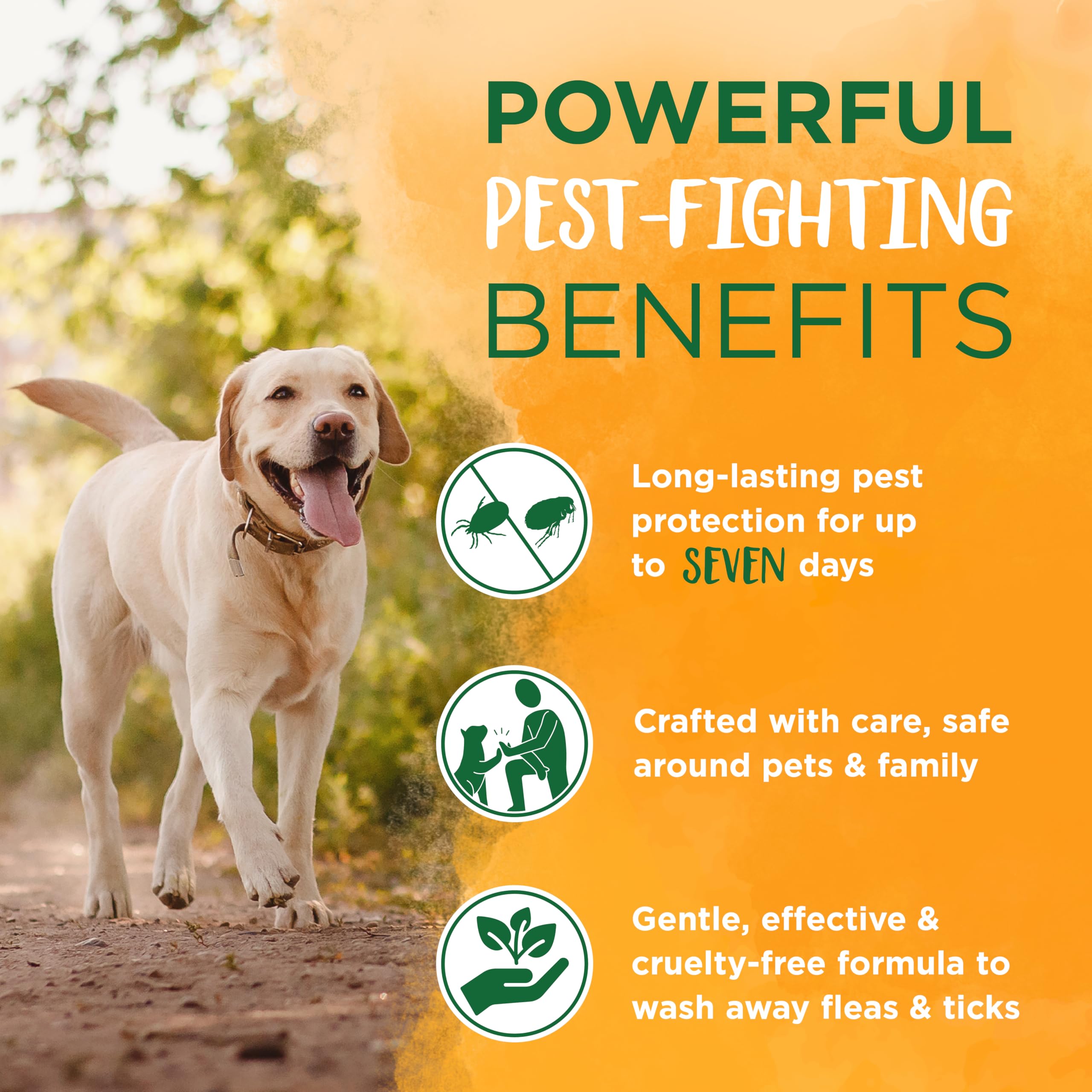 Foto 4 pulgar | Champú Y Spray De Ropa De Cama Flea & Tick Max Strength Para Perros - Venta Internacional.