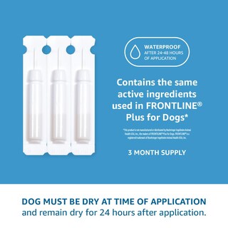 Foto 3 | Tratamiento Tópico Contra Pulgas Y Garrapatas Para Perros Medianos Amazon Basics - Venta Internacional.