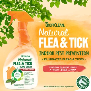 Foto 2 | Spray Casero Para Pulgas Y Garrapatas Tropiclean Natural, 32 Onzas, Para Perros - Venta Internacional.