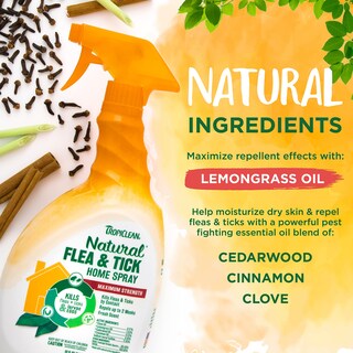 Foto 3 | Spray Casero Para Pulgas Y Garrapatas Tropiclean Natural, 32 Onzas, Para Perros - Venta Internacional.
