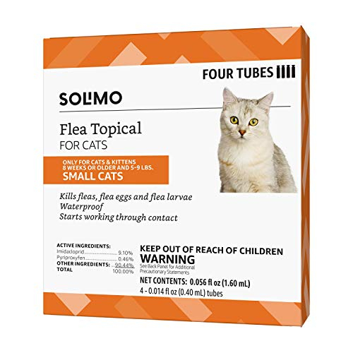 Foto 2 pulgar | Prevención Tópica Contra Pulgas Para Gatos Solimo Small (2,3 A 4,1 Kg), 4 - Venta Internacional.