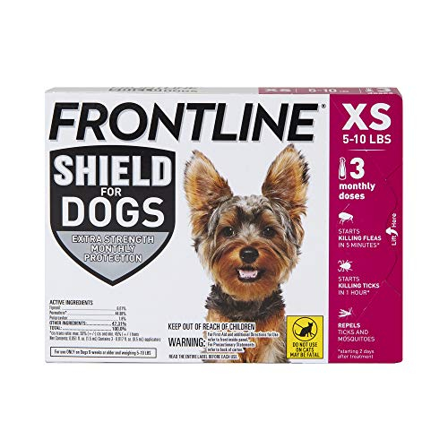 Foto 2 pulgar | Tratamiento De Pulgas Y Garrapatas Frontline Shield Para Perros De 2,3 A 4,5 Kg - Venta Internacional.
