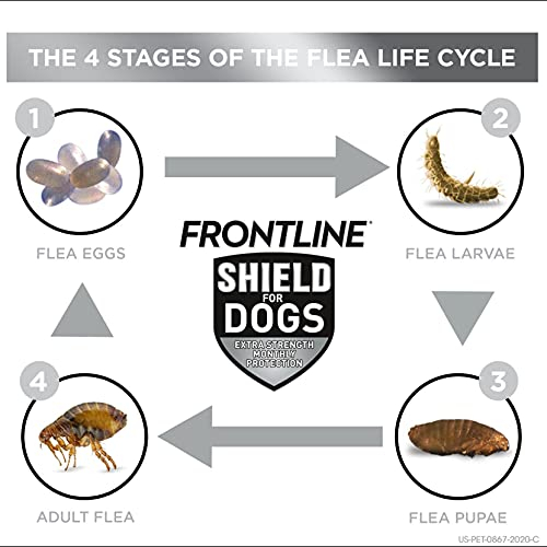 Foto 4 pulgar | Tratamiento De Pulgas Y Garrapatas Frontline Shield Para Perros De 2,3 A 4,5 Kg - Venta Internacional.