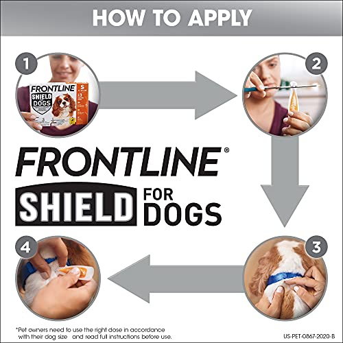 Foto 6 pulgar | Tratamiento De Pulgas Y Garrapatas Frontline Shield Para Perros De 2,3 A 4,5 Kg - Venta Internacional.