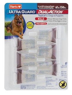 Foto 1 | Tratamiento Tópico Contra Pulgas Y Garrapatas Hartz Ultraguard Para Perros De Más De 60 Libras - Venta Internacional.