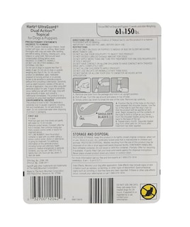 Foto 2 | Tratamiento Tópico Contra Pulgas Y Garrapatas Hartz Ultraguard Para Perros De Más De 60 Libras - Venta Internacional.